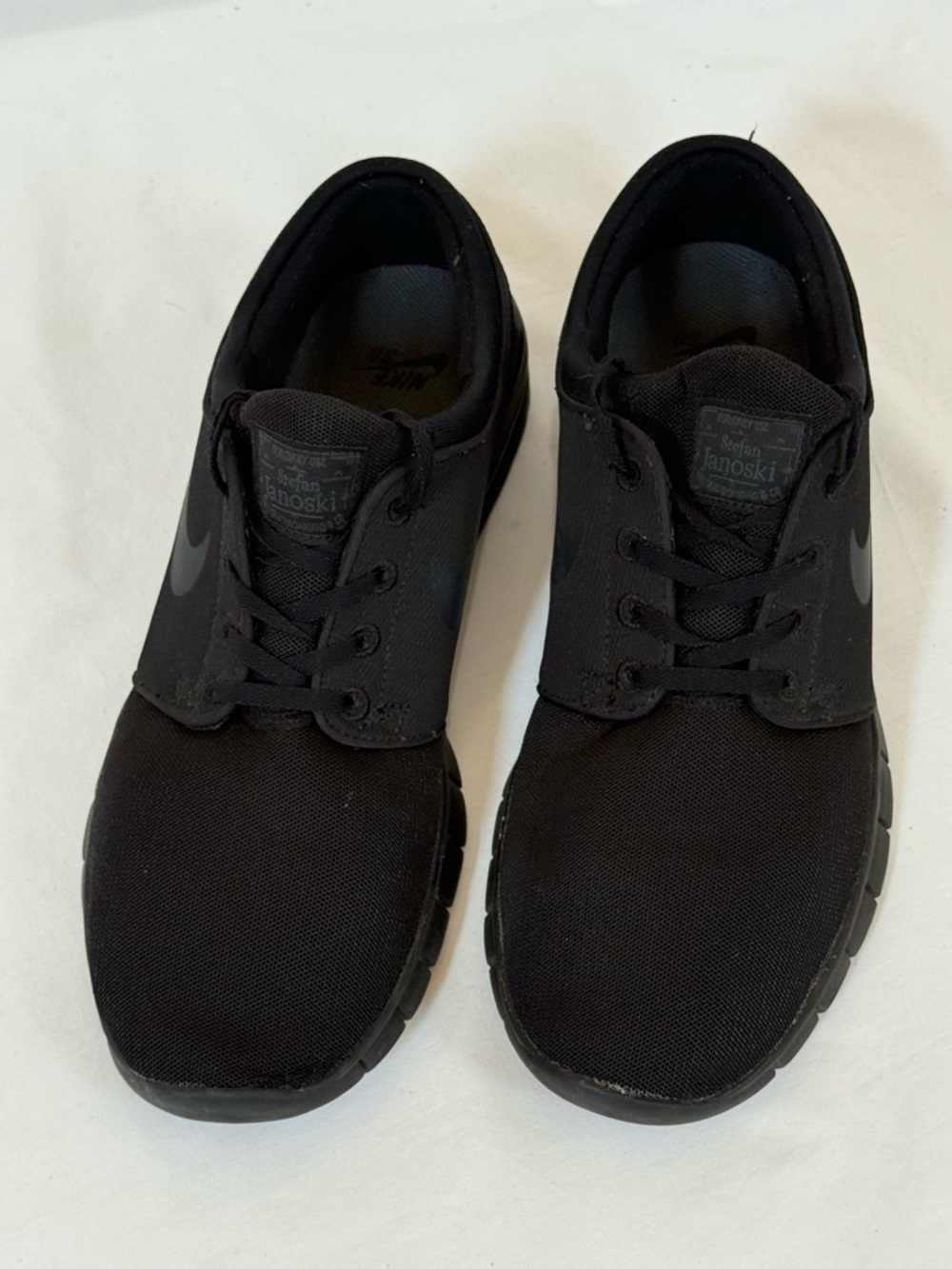 Nike Men’s Stefan Janoski Canvas Sneakers - Black Size 11 - Picture 5 of 8